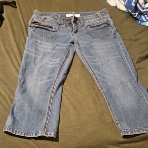 Piper & Blue Light Blue Cropped Jeans